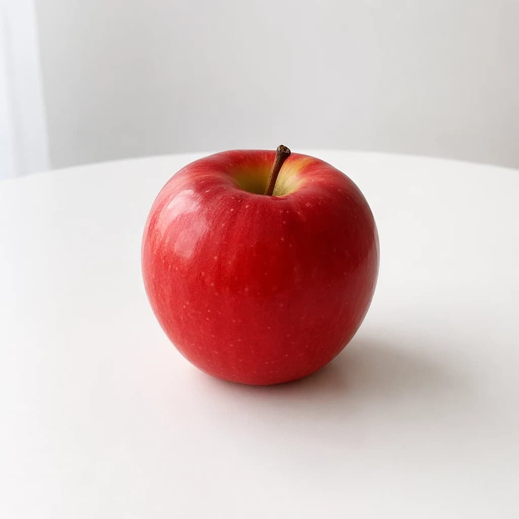 gpt-image-2 生成的红苹果