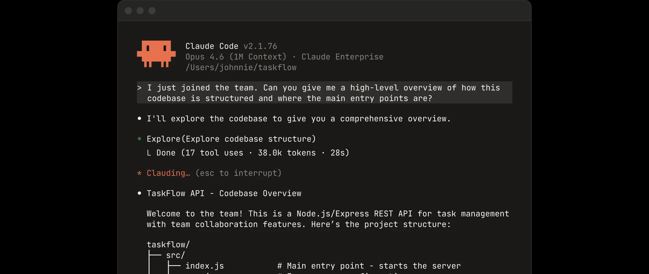 Claude Code in Terminal